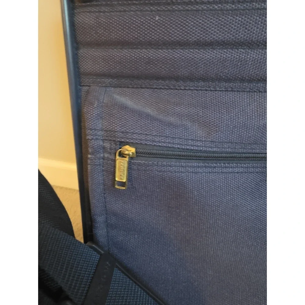 Jaguar 2 Piece Navy Blue Luggage Set Rolling Suitcase Carry On Travel Bag